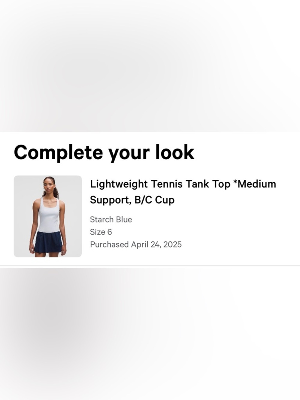 Lululemon Tennis Tank Top B/C - Picture 3 of 7